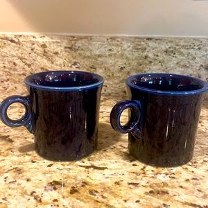 Set of two Fiesta coffee mugs with ring handle ☕️